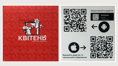 Щира подяка поету Борису Гриньову та художниці-графіку Юлії Набоковій подаровану збірку «Квітень: поезія весни»