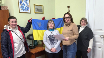 Подяка волонтерці Олені Пилипенко за внесок у збереження національної пам’яті